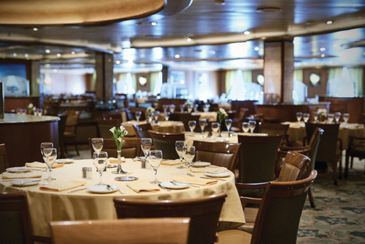 Main Dining Room on Princess Cruises